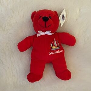 Symbolz red Massachusetts bear